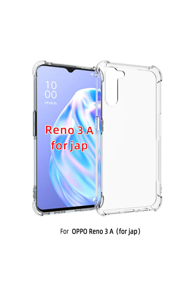 Silicon Oppo Reno3 A Clear Airbag Case Reno3 A CPH2013 Case Air Cushion Shockproof Airbag Clear Sil