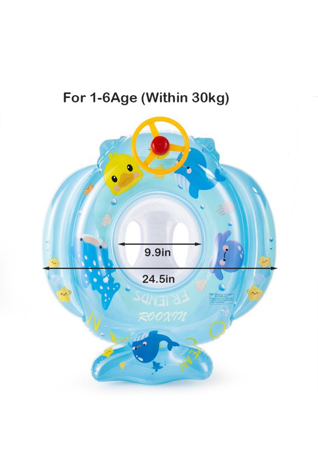 For 1-6Age 5-30kg ROOXIN Baby Swim Ring Tube Inflatable Float Swimming Ring Seat For Kid Swimming Ci