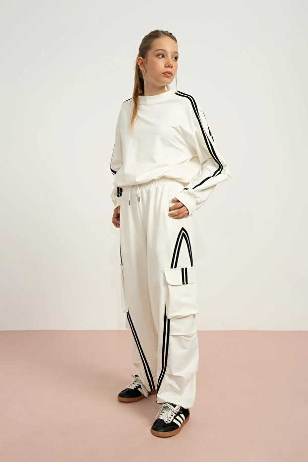 9-15 Years Uniwear Luna Girls' Set-Ecru