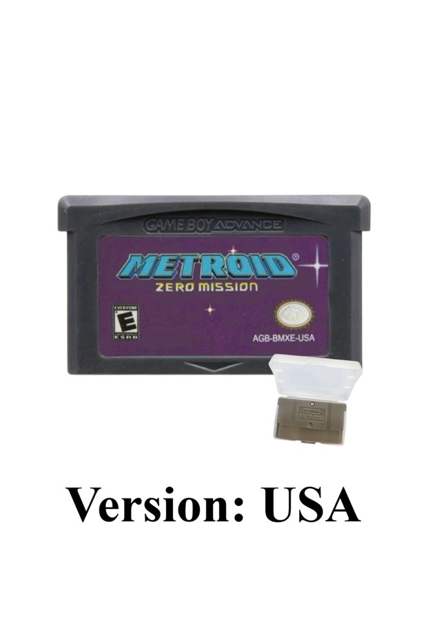Bandai USA USA-Zero Mission Classic GBA Game Cartridge Kirby Wars Golden Sun Street Fighter Doom Met