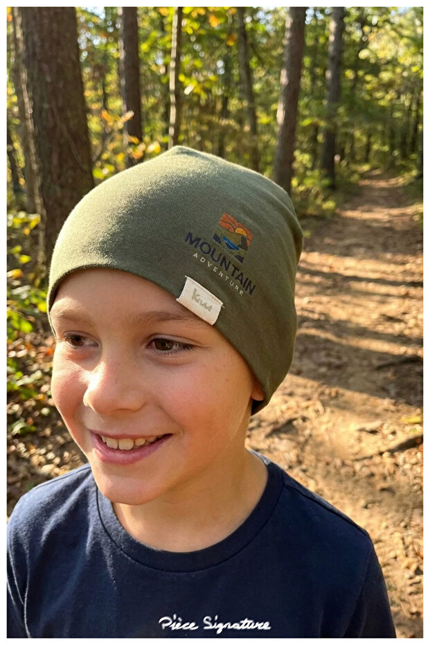 100% Cotton Double Layer Combed Cotton Beret for Teenagers Aged 9-15
