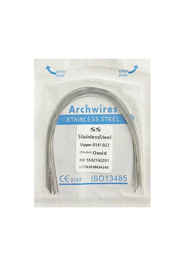 16x22 Upper-SS 10pcs/pack Dental Arch Wires Orthodontic Super Elastic NITI Round Rectangle Archwire