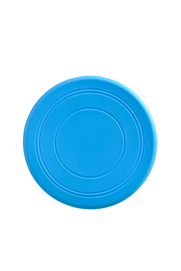 Blue Durable Chewable Pet Training Frisbee Toy Tear Resistant Soft Flying Disc For Dogs Exercis...