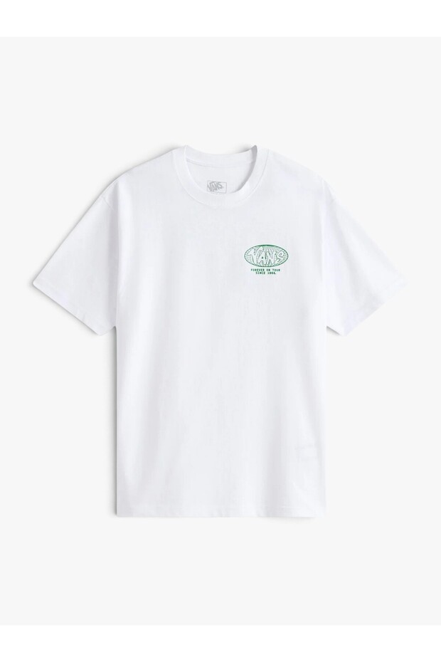 World Tour Loose Ss Tee Men's White T-Shirt - Vn000Vy8
