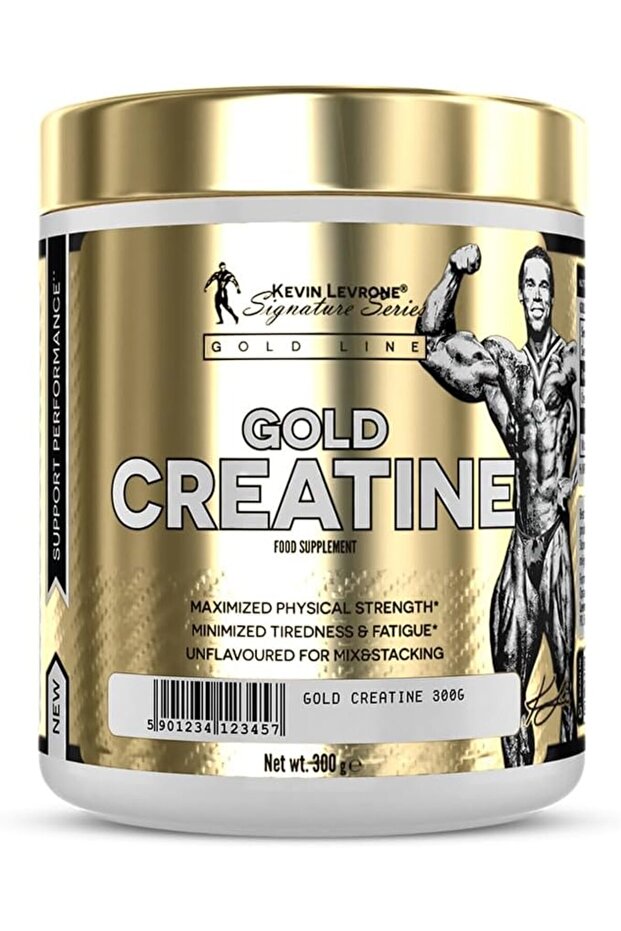 Gold Creatine Monohydrate Powder Unflavored 300g, (60 -servings) Supports strength and training performance
