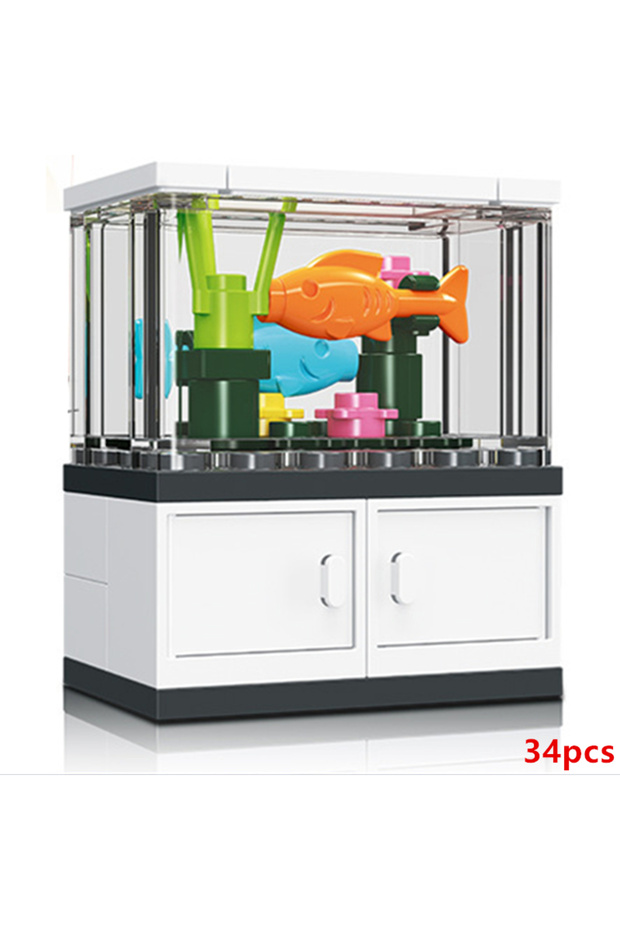 Without Box 34pcs DIY Chameleon Mechanical Semi Disassembly Fluorescence Lizard Desktop Decorate Bui