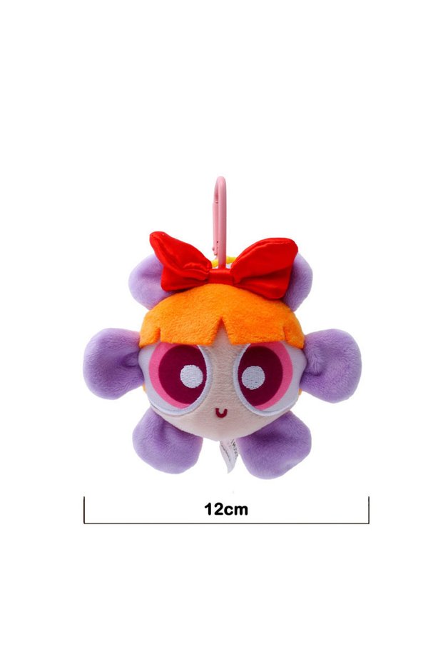 12cm Flower Blossom 12cm Original Flower Design Powerpuff Girls Plush Keychain Pendant Car Keychain