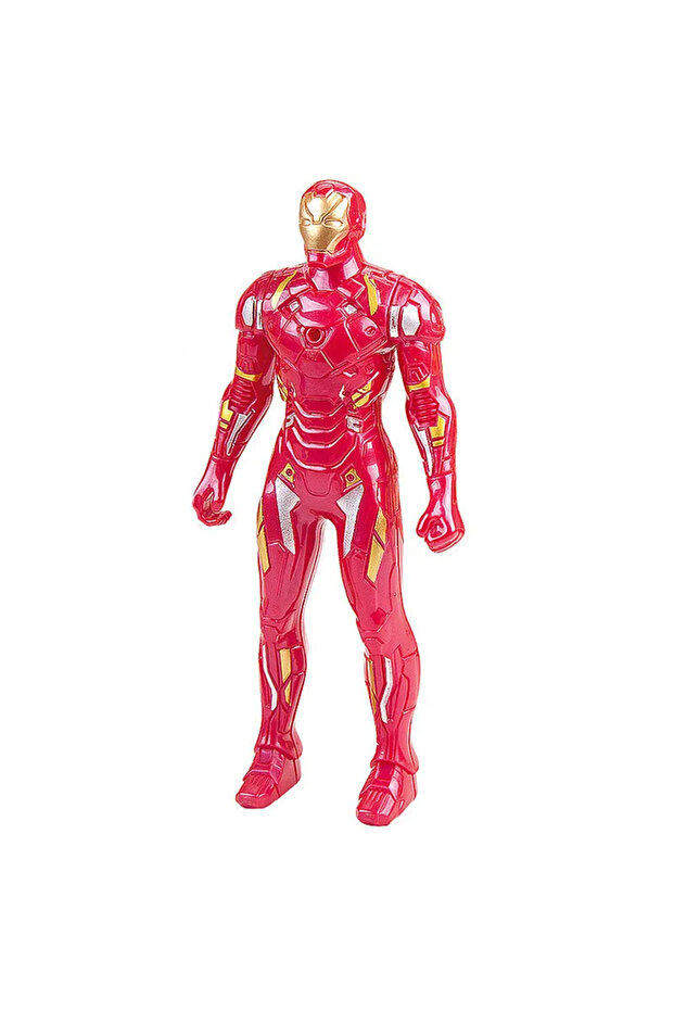 Iron man 17cm Marvel Spiderman Model Anime Action Figures Spider-man Captainironman Luminous Childre