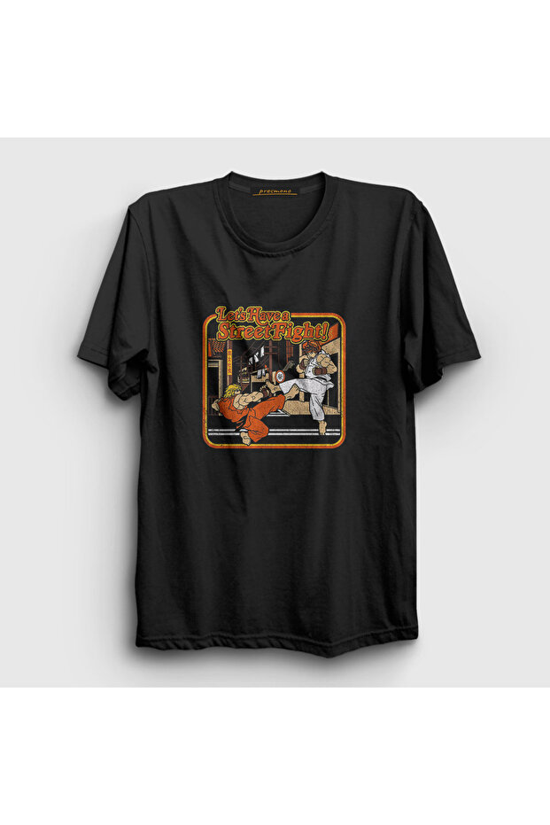 Unisex Black Ryu Vs Ken V2 Street Fighter T-shirt411330tt