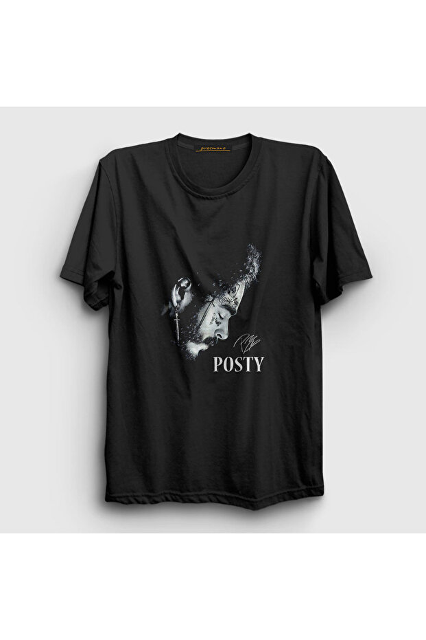 Unisex Black Stay Away Post Malone T-shirt304393tt