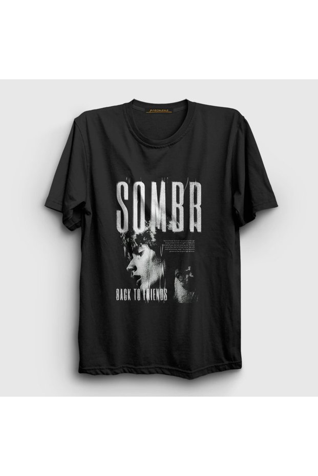 Unisex Black Back to Friends Poster Sombr T-Shirt 590888Tt