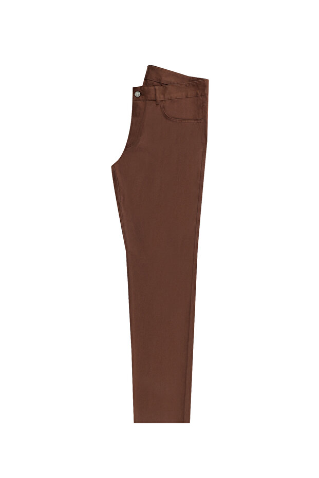 Slim Fit Slim Fit Lycra Canvas / Chino Trousers