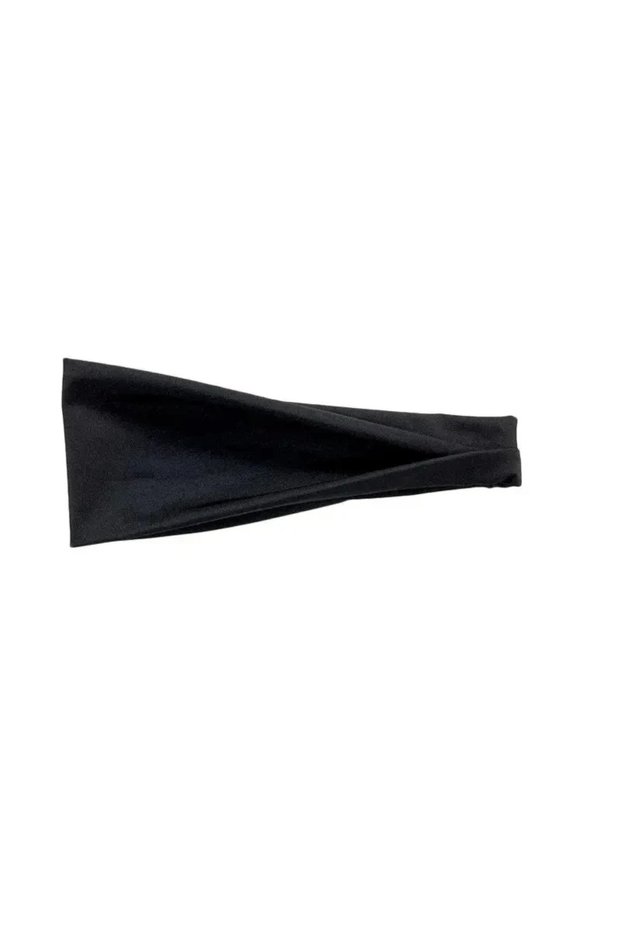 2 x Black 2pcs Sport Anti Sweat Hairband Running Fitness Forehead Protector Spring Summer Outdoor He