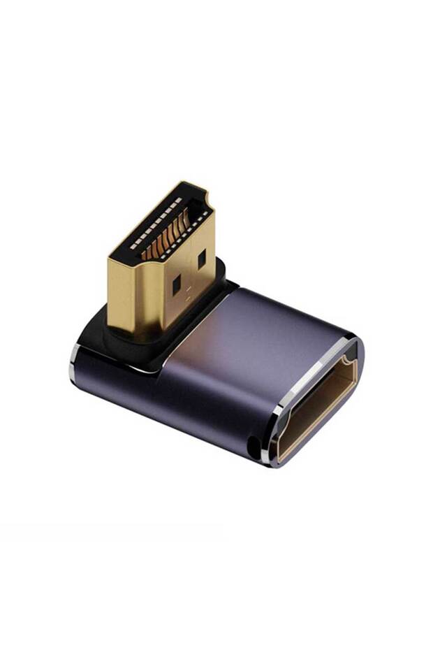 A8K07 JCD 8K UHD2.1 HDMI-compatible Extender Adapter Plug 90 Degree Male To Female Converter For PS4
