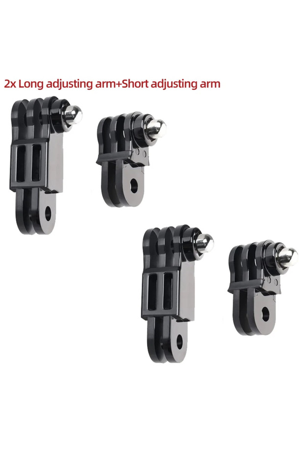 2-set Extension Arm Long & Short Extension Pivot Arm Straight Connector For GoPro Hero 13 12 11 10 9