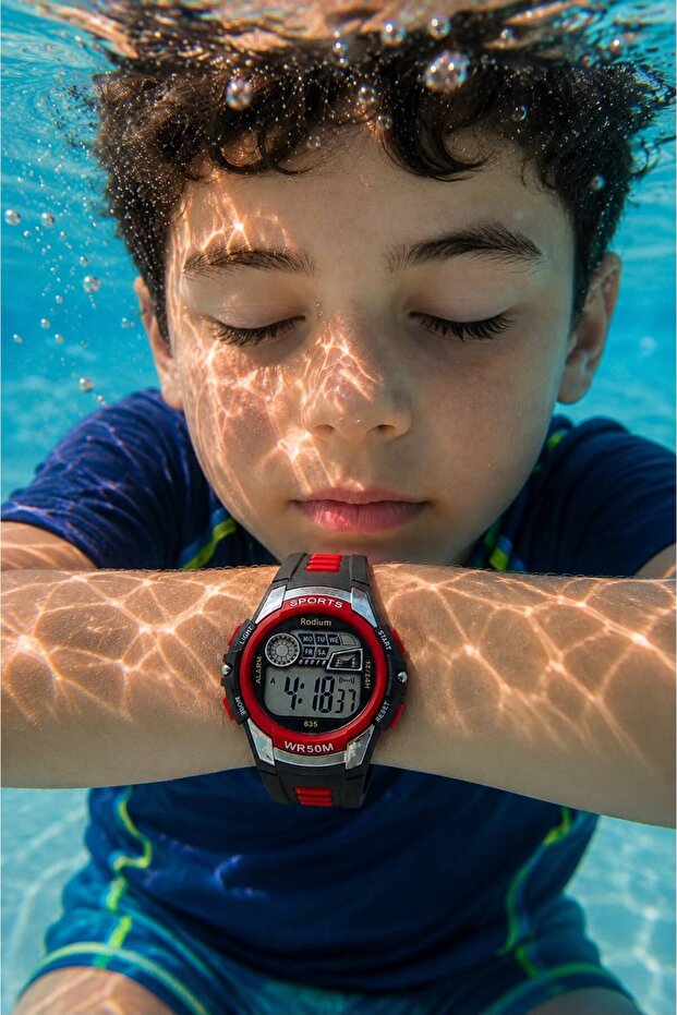 Children's Wristwatch Rodium Waterproof 15220