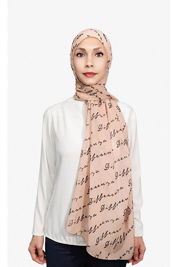 Logo Shawl - Caramel