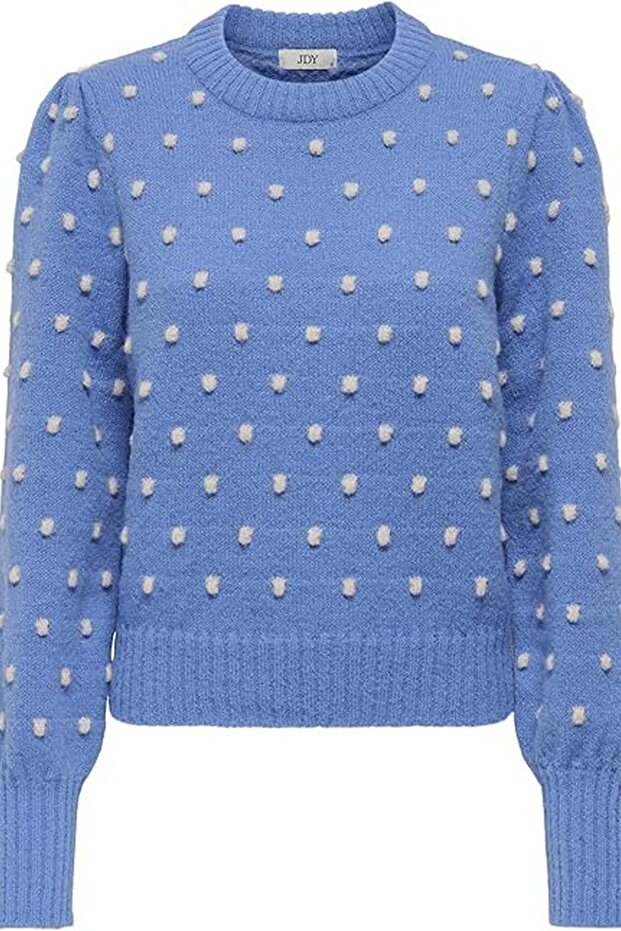 Women's / Girls' Jdysigrid Life L/S on Puff Pull Knt Blue Jdysigrid 15304813 - 1