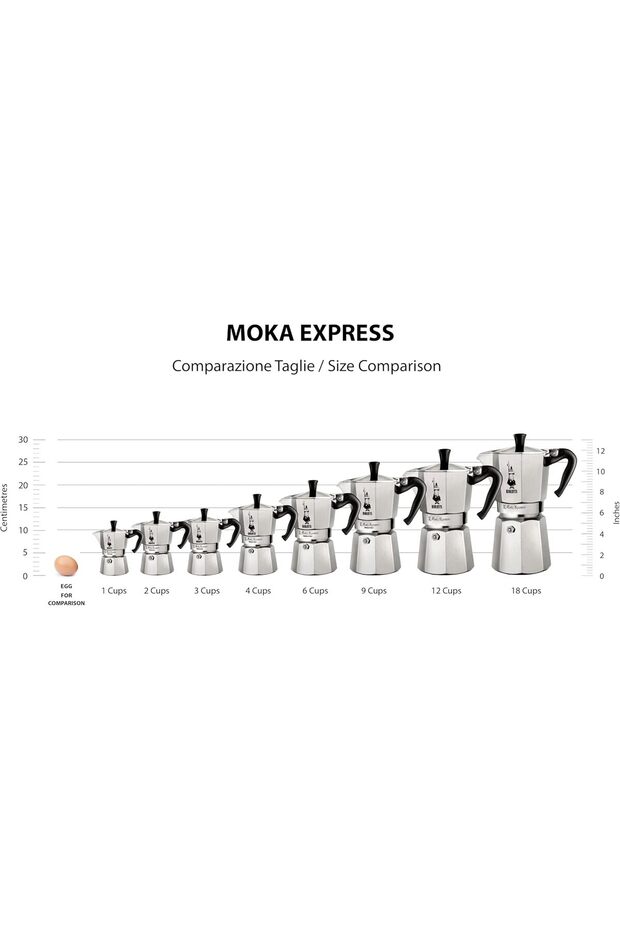 Moka Express Aluminium Stovetop Coffee Maker (1 Cup)