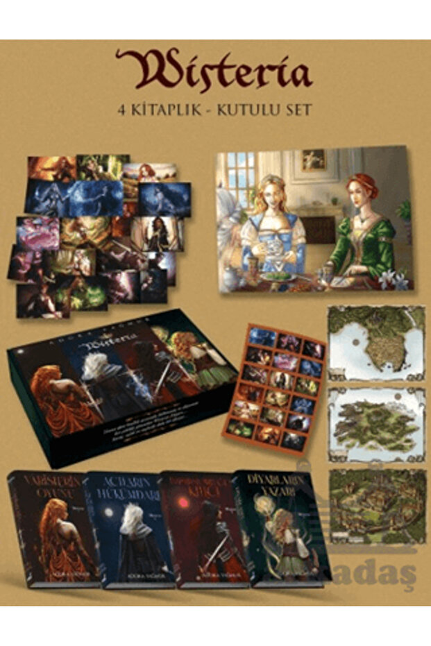 Wisteria Serisi 4 Kitap (Hediyeli Kutu)