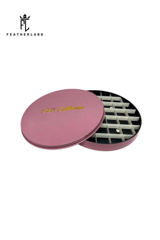 35cm Non-Stick Cake Collection Sweet Container, 100% Food Grade Material, Basbousa,Round Cake Container with Plastic Partition