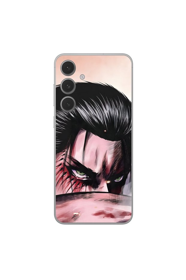 Samsung Galaxy S25 Fe Compatible Anime 1/2 Design Transparent Case