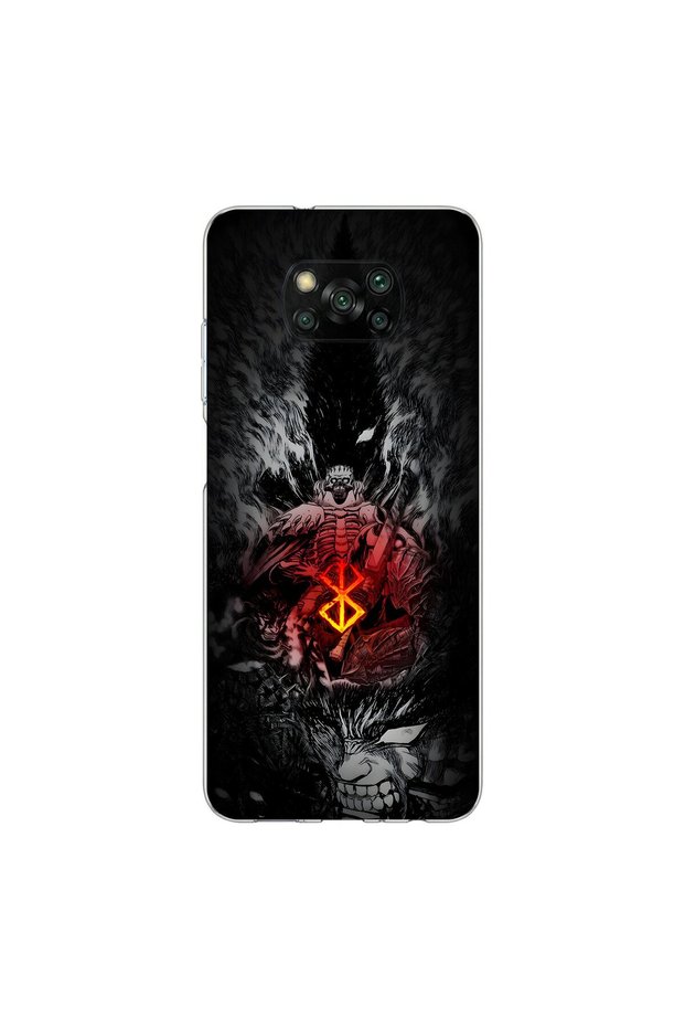 Poco X3 Nfc Compatible Anime 2/2 Design Transparent Case
