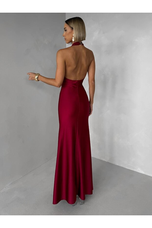 Rochie lungă elegantă din lycra - 2