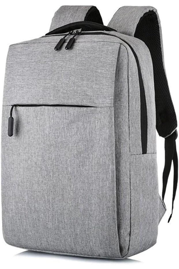 Smart Travel Laptop Backpack with USB Port, Large Capacity Business Computer Bag, Grey Waterproof