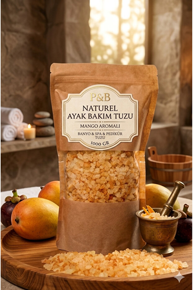 Foot Care -Bath and Pedicure Salt Mango 1000 Gr