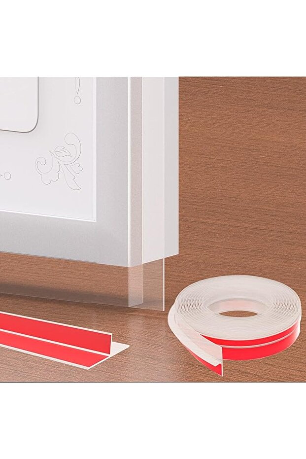 T-Shaped Silicone Weather Stripping Door Seal 2" W x 20FT Long - Draft Stopper for Door Frames & Win