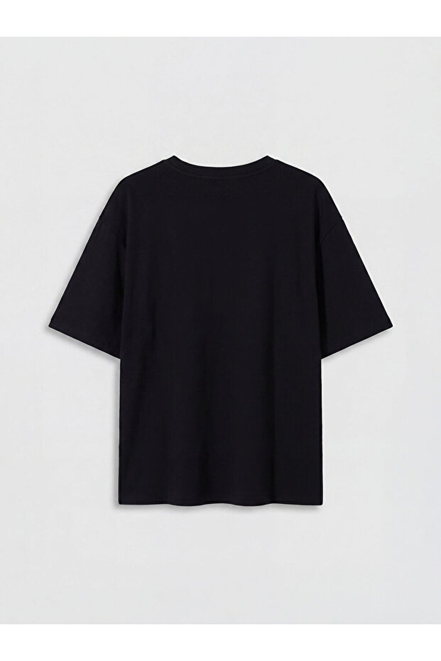 Crew Neck Patterned Blouse - 5