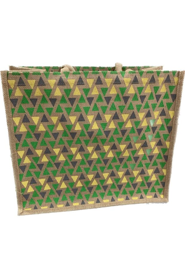 Reusable Printed Jute Bag without Zip-42X21X36cms - 2