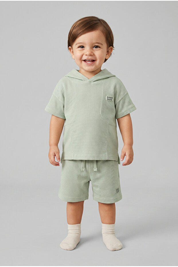 Boys Hoodie Co-ord Set S/S, 12M