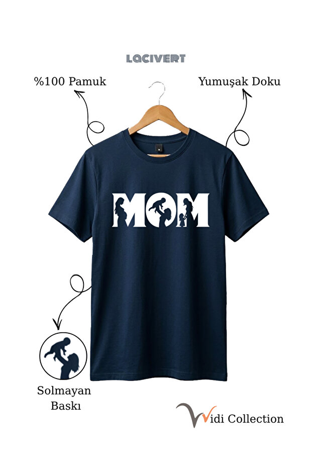 Mom Mother's Day Themed 100% Cotton Regular Fit T-Shirt