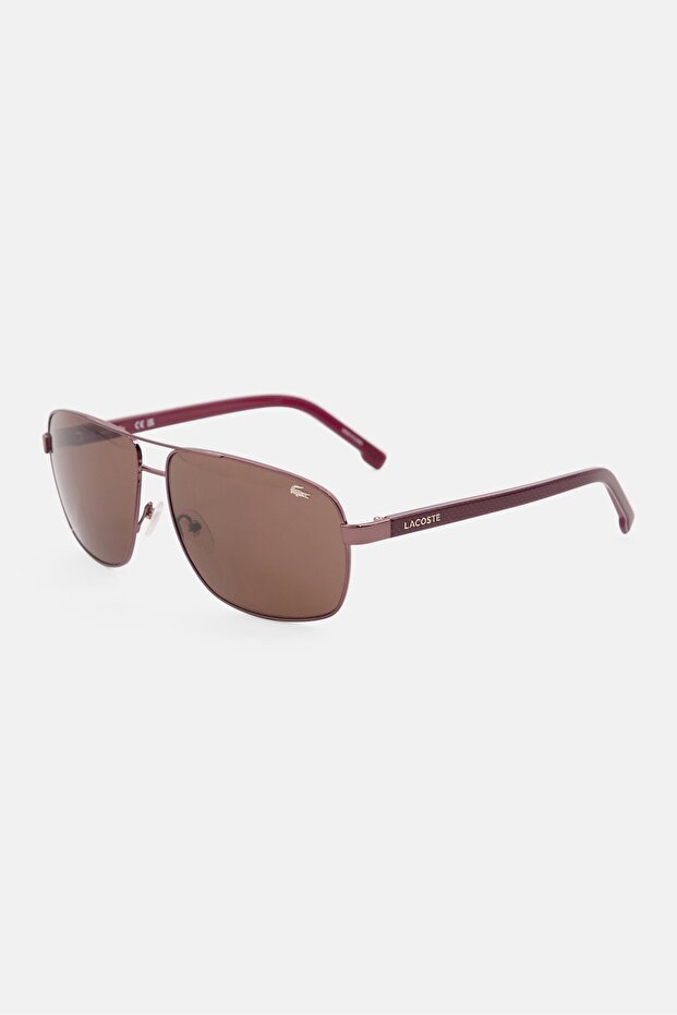 Men L162S Rectangular Sunglasses, Brown - 3