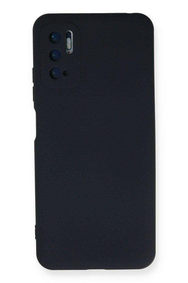 Ilkeshop New Poco M3 Pro Case Nano Inside Velvet Silicone (210244) - Navy Blue