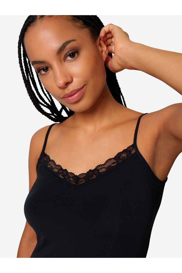 Spaghettitop Modal Lace - 3
