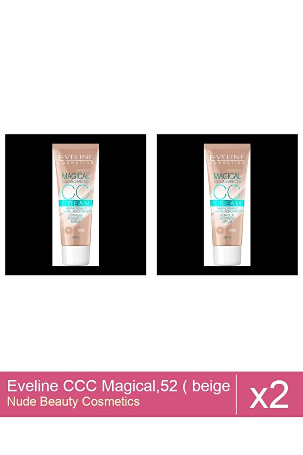 Set 2x Eveline CCC Magical,52 ( beige ) , 30 ml - 1