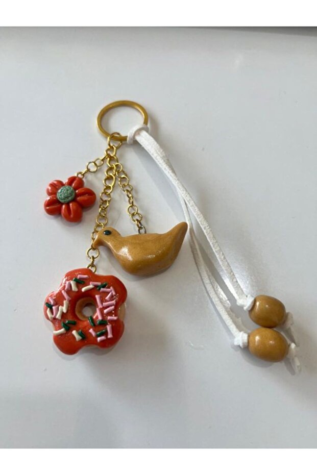donut çanta charm
