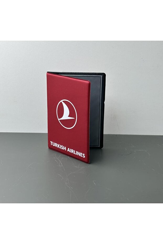 Turkish Red Logo Sewn Vehicle License Holder, Motor License Case