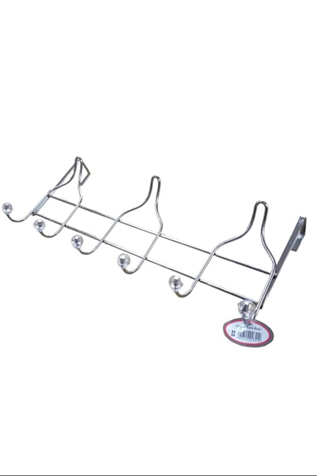 American Door Back Hanger 6 Pieces - Chrome -Ka-06