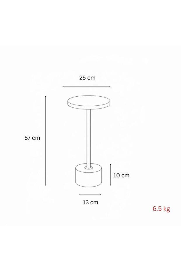 Stylish Side Table with Round Marble Surface - 3