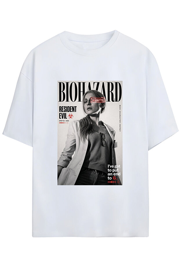Resident Evil Design Premium Print Quality 100% Cotton Unisex T-Shirt