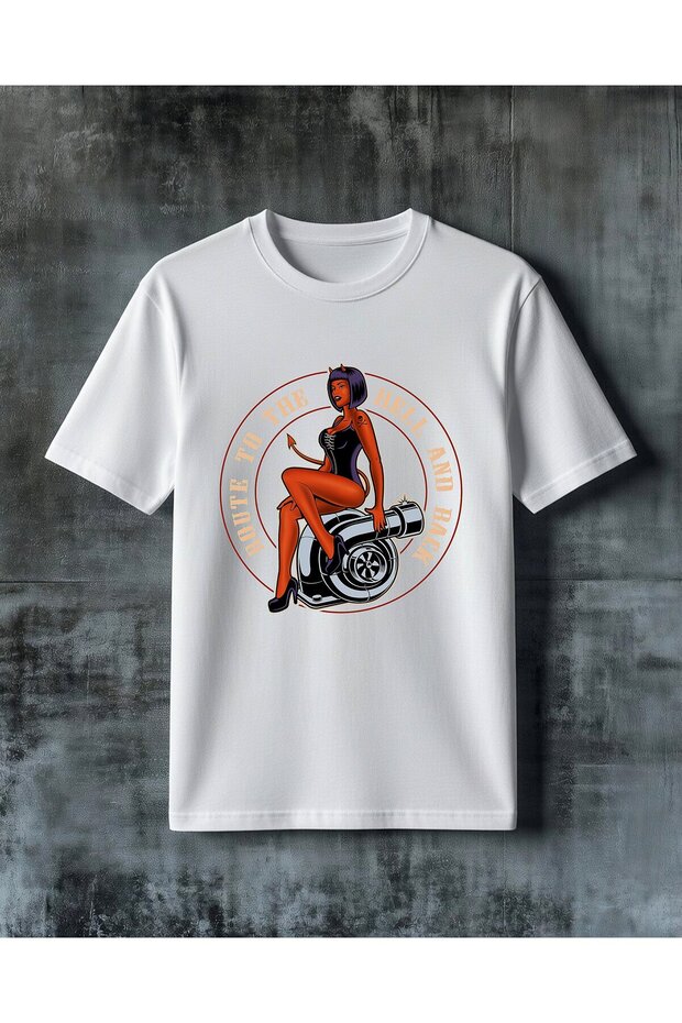 Ride to Hell Turbo Kiz Printed Oversize T-Shirt