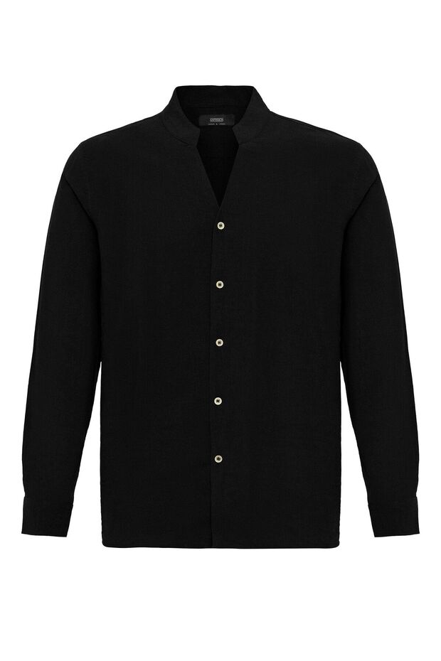 Judge Collar Long Sleeve Men's Shirt