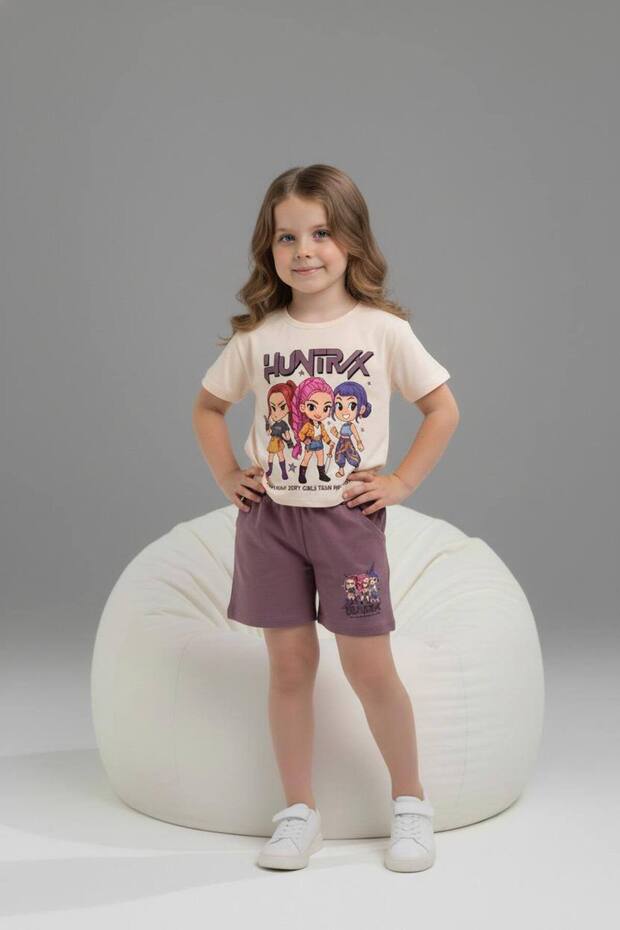 Girl's Huntrx Printed Pocket Shorts Set
