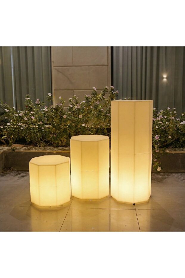 طقم حامل عريض من 3 قطع LED