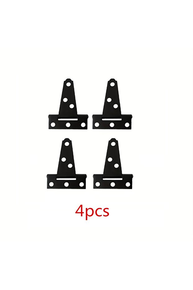 4pcs Heavy Duty T Shaped Hinges Iron Material Galvanized Process Furniture Hinges Door Hinges Cabine
