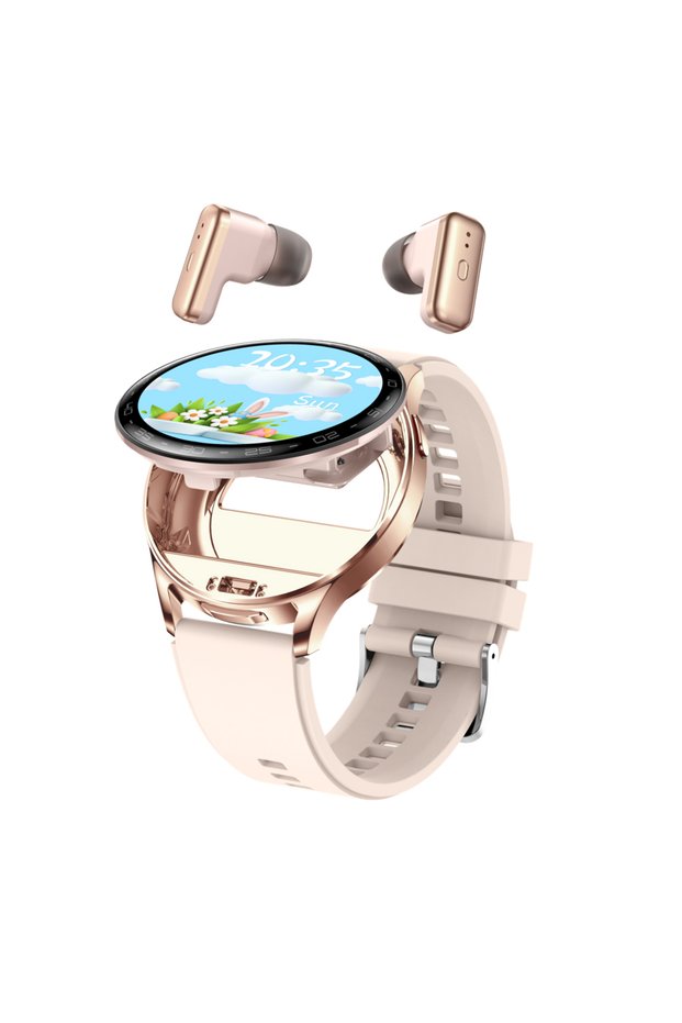 RGGDS 2 In 1 TWS Headset Smart Watch 1.39" Men Women Sport Fitness Heart Rate Health Watches Earphon